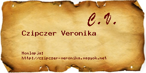 Czipczer Veronika névjegykártya